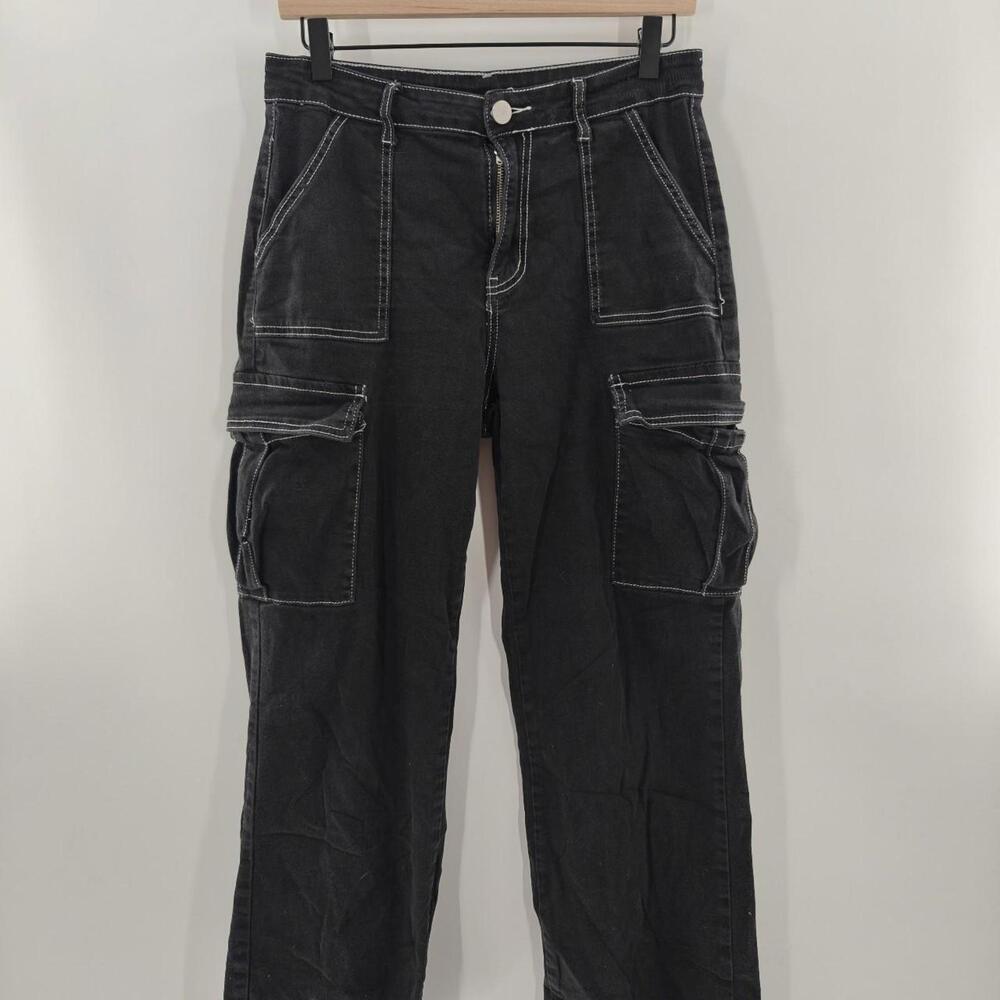 Justify Medium Black CargoTrousers